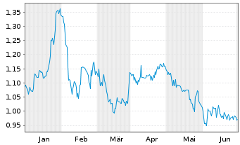 Chart Illumin Holdings Inc. - 6 mois