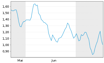 Chart Mini Future Long LVMH - 6 mois