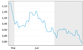 Chart Mini Future Short Verizon - 6 Months
