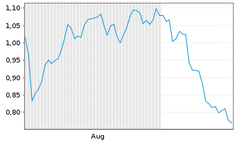 Chart Mini Future Long OMV - 6 Monate