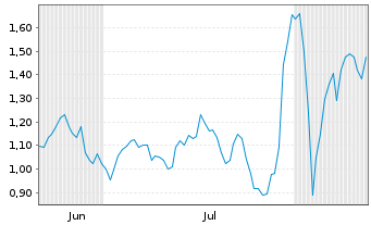 Chart Mini Future Long PayPal - 6 mois