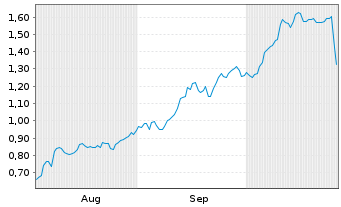 Chart Mini Future Long IBM - 6 Monate