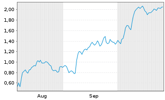 Chart Mini Future Long Palantir - 6 Monate