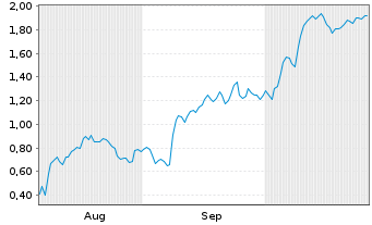 Chart Mini Future Long Palantir - 6 Monate