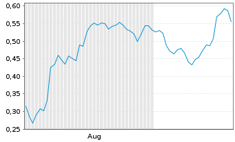 Chart Mini Future Long Barrick Gold - 6 Monate