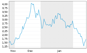 Chart Mini Future Long Tesla - 6 Monate