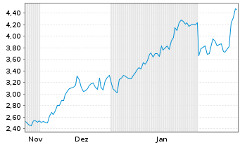 Chart Mini Future Long Volkswagen - 6 Monate