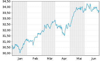 Chart Xtr.IE-Eur.Biodv.Foc.SRI U.ETF - 6 Months