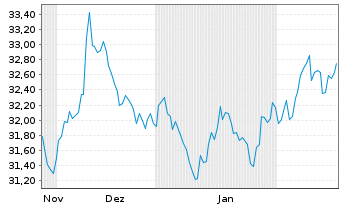 Chart First T.Gl.Fds-E.M.A.DEX U.ETF - 6 Monate