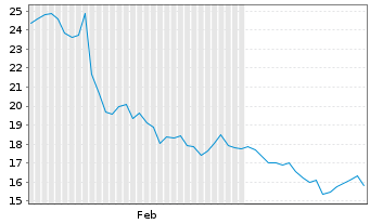 Chart Cellebrite DI Ltd. - 6 Monate