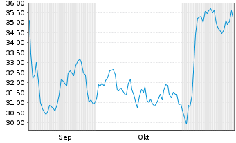 Chart Bristow Group Inc. - 6 Monate