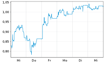 Chart Mini Future Long Northern Data - 1 semaine