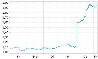 Chart Mini Future Long Snowflake - 1 semaine