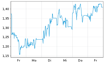 Chart Mini Future Long Northern Data - 1 semaine