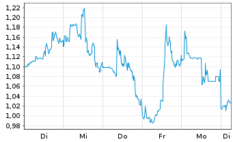 Chart Mini Future Short Snowflake - 1 Week