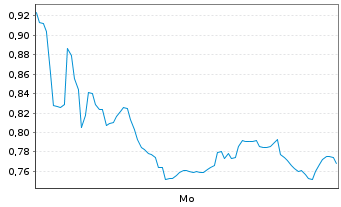 Chart Mini Future Short Salzgitter - 1 Woche