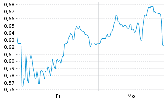 Chart Mini Future Long Schaeffler - 1 Woche