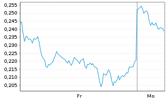Chart Mini Future Short BYD - 1 Woche