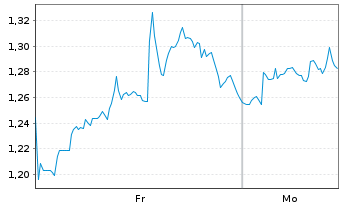 Chart Mini Future Long Snowflake - 1 Woche