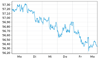 Chart Xtr.(IE)-MSCI USA Minimum Vol. - 1 Woche