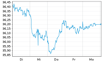 Chart WisdomTree Foreign Exchan. Ltd MSFX Long NOK - 1 Week